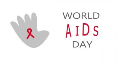 AIDS farkındalık kurdelesi. Kırmızı kurdele HIV. Tıbbi bir tema hakkında bilgi animasyonu. Kırmızı Kurdele Farkındalığı. Dünya AIDS Yetimleri Günü. Dünya AIDS Günü.
