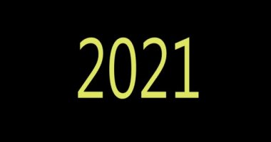 2021 neon. Merkezde 2021 numara var. Yeni Yıl Canlandırması