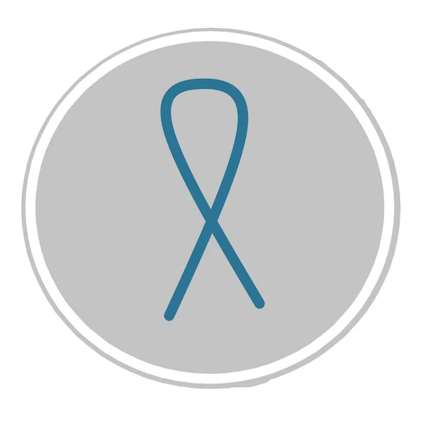 Światowy Dzień Cukrzycy Koncepcja Medyczna Nowoczesny Styl Logo Kampanii Uświadamiających — Zdjęcie stockowe