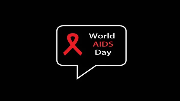 Dia Mundial Sida Ajuda Fita Consciência Parar Aids — Fotografia de Stock
