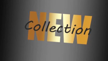 Yeni bir kolleksiyon. Animasyon. Sosyal medya tasarımı