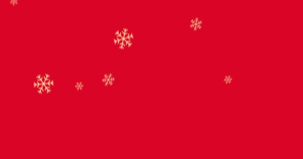 Frohe Weihnachten Frohe Weihnachten Feiern Grußkarte Vorhanden Animation — Stockvideo