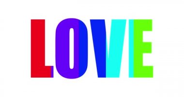 LGBTQ +, Rainbow arkaplan ve text-LGBT Rainbow LGBT metin. Gurur, Aşk