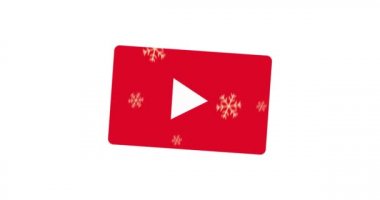 Editoryal Animasyon Youtube. Sosyal medya animasyonu. Noel düğmesi Youtube