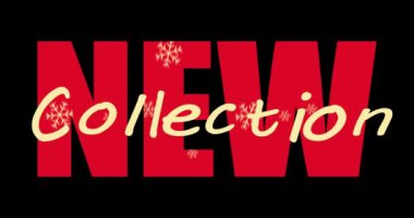 Yeni bir kolleksiyon. Animasyon. Sosyal medya tasarımı