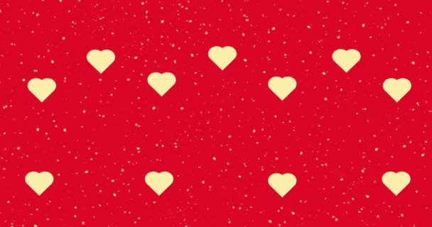 Amor Coração Valentine Fundo Animação — Vídeo de Stock