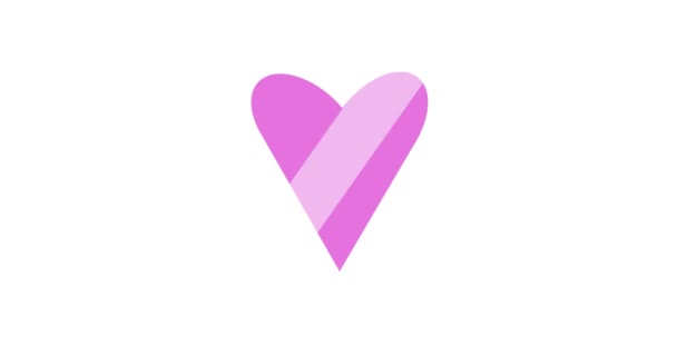 Amor Corazón Valentine Fondo Animación — Vídeos de Stock