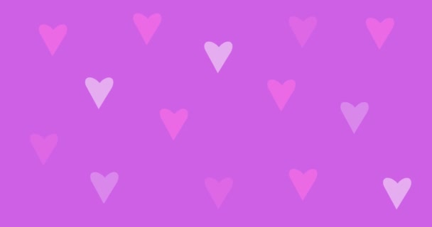 Liebe Herz Valentine Hintergrundanimation — Stockvideo