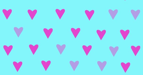 Fundo Dos Namorados Dia Dos Namorados Coração — Vídeo de Stock