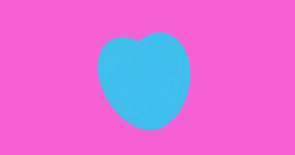 Kärlek Hjärta Kärlek Hjärtförändringar Storlek — Stockvideo