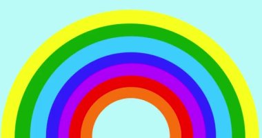 Gökkuşağı LGBT gurur bayrağı. Homofobiğe karşı uluslararası bir gün. Parlak kırmızı, turuncu, sarı, yeşil, mavi, mor karışımlı çizgiler. Dikey görünümde gökkuşağı renk desenli arkaplan. Canlandırma LGBTQ