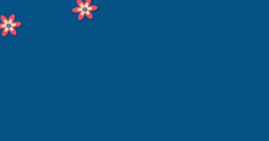 Çiçek arkaplan, çiçek açan kağıt çiçekler, botanik desen büyüyen, kağıt zanaat, şeker pastel renkler, parlak renk paleti