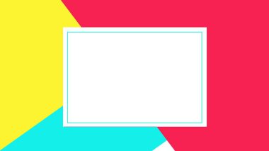 Metin için geometrik tasarım pankartı. Kapaklara, kuponlara, posterlere, el ilanlarına ve afişlere uygulanabilir.