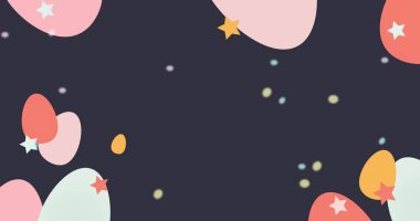 Mutlu Paskalya kartları, paskalya yumurtaları