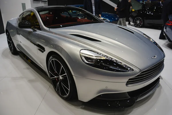 Aston Martin Vanquish en el Salón del Automóvil de Ginebra — Foto de Stock