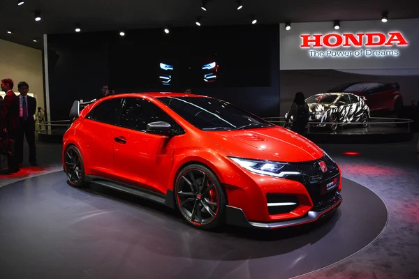 Koncept vozu Honda Civic Type R na ženevském autosalonu — Stock fotografie