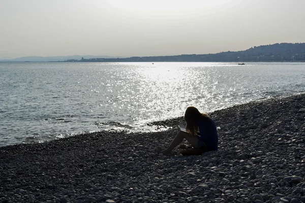 Explorando a Riviera Francesa em Nice Imagem De Stock