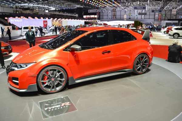 Honda Civic Type R concept car at the Geneva Motor Show — Stock Photo, Image