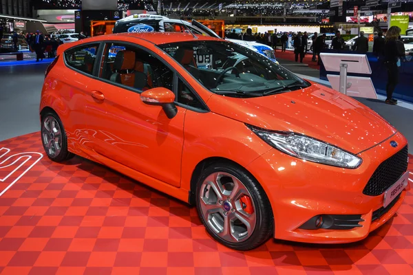 Ford Fiesta ST at the Geneva Motor Show — Stock Photo, Image