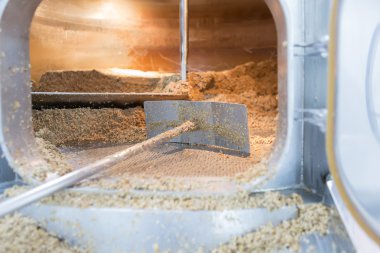 Kurutulmuş tohumları ile açık fırın