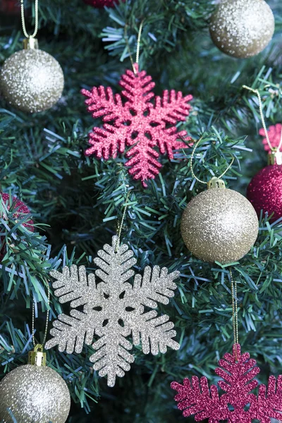 Christmas tree decorated — Stock Photo, Image