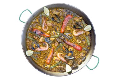 karışık İspanyol paella