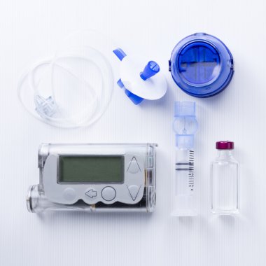 insulin pump set backgroun clipart