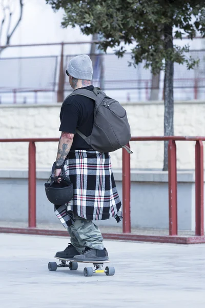 Finishing a skating session — Stock Photo, Image