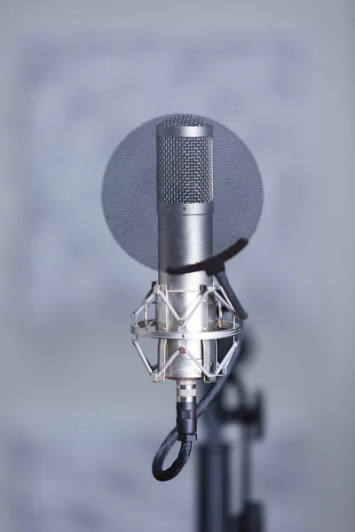 Microphone background — Stock Photo, Image