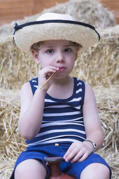 Genç çiftçi portre — Stok fotoğraf