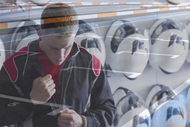 double exposure go-kart pilot getting read