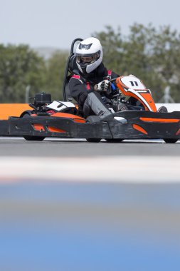 gokart pilot driving