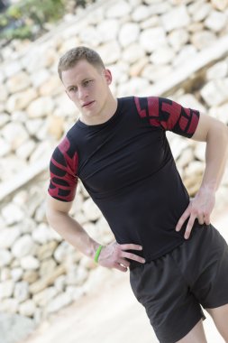 erkek koşucu portre