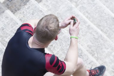 Runner müzik dinleme