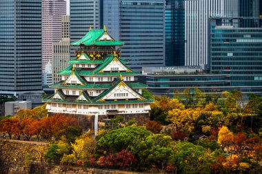 Osaka kalesi, sonbahar mevsiminde gelişen şehrin ortasında kalır, Japonya 'da yaklaşan spor etkinliği, Japonya' da ziyaret ve seyahat, Spor Etkinliği, Japonya 'da seyahat
