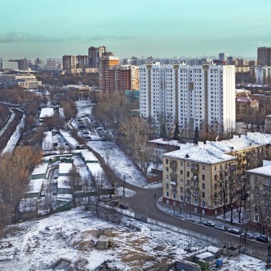 View Universitet -  districts of Moscow clipart