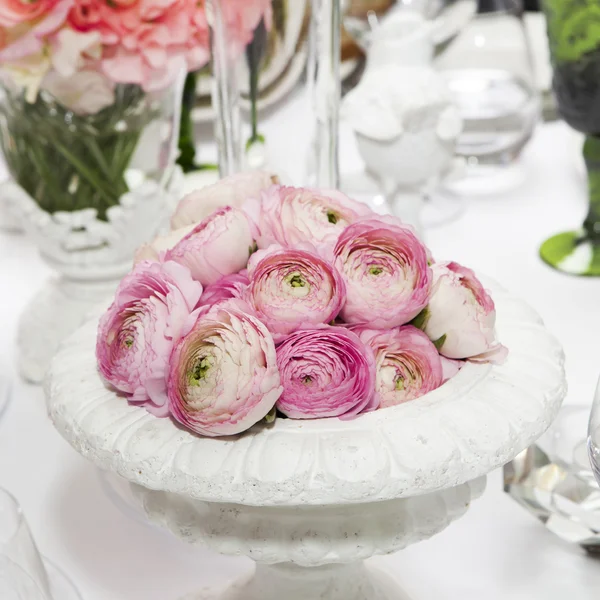 Decoração de mesa de casamento . — Fotografia de Stock