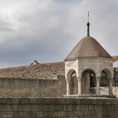 Jerusalem, İsrail - 2 Haziran 2015: Eski şehir görünümünü. 2 Haziran, 
