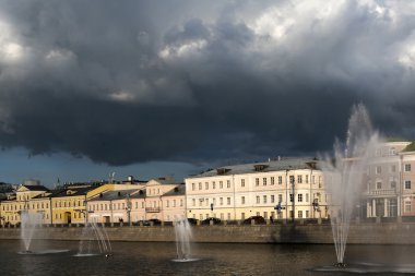 Moskova'nın görünümü. St. Sofya dolgu