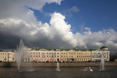 Moskova'nın görünümü. St. Sofya dolgu