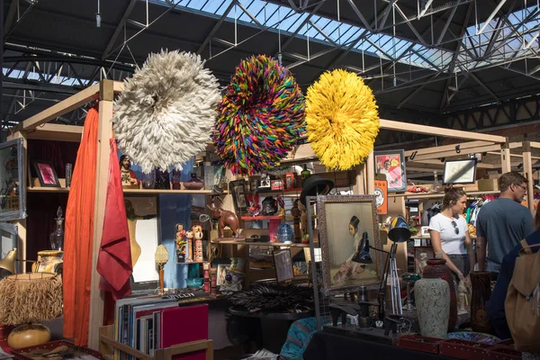 Liverpool Street Londres Royaume Uni Septembre 2020 Spitalfields Antique Market — Photo