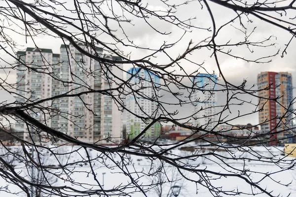 Moscú Rusia Marzo 2021 Área Chertanovo Edificios Típicos Bloques Gran —  Fotos de Stock