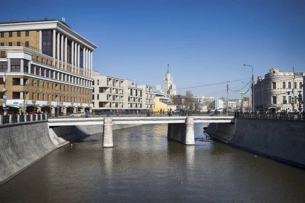 Moscow Russia April 2021 Gazprombank Building Balchug Street Moscow View — Stock Photo, Image