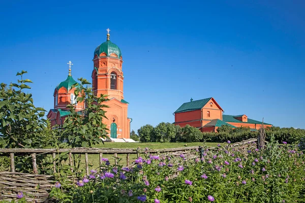 Monastyrshchino Yepifan Tula Russia June 2021 Stone Church Kulikovo Field — Stock Photo, Image