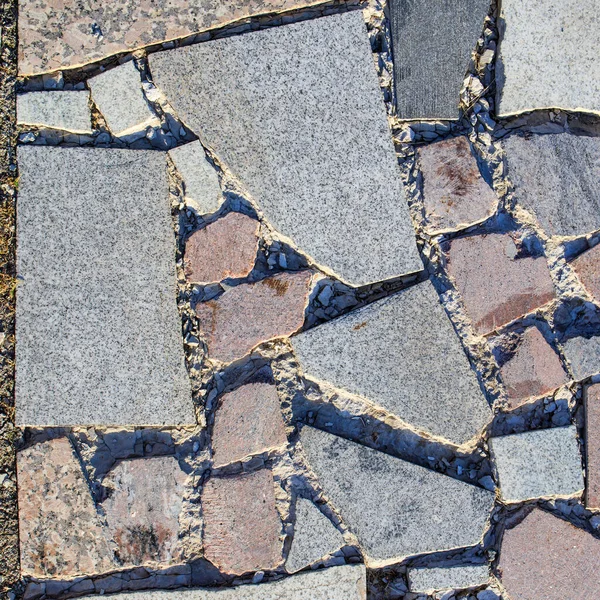 Sample Paving Stones Decorative Unevenly Laid Stones — Stock Photo, Image