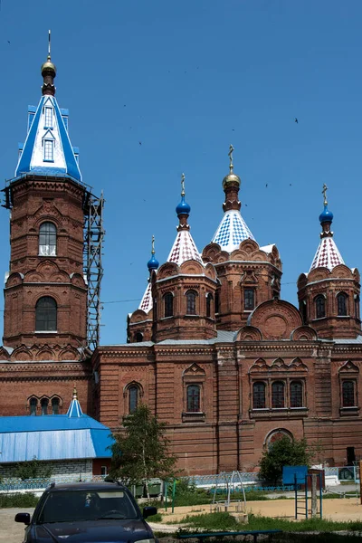Yelets リペツク地方 ロシア 2021年6月7日 神の母のエリツキーアイコンの寺院 エリート市のLuchokエリアに位置しています 1893年 明治26年 1915年 大正4年 — ストック写真
