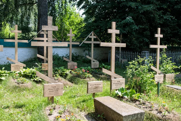 Regio Tula Rusland Juli 2021 Kochakovski Necropolis Tolstoj Familie Begraafplaats — Stockfoto