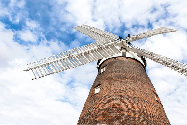 Dunmow Essex Storbritannien September 2019 Traditionell Gammal Engelsk Väderkvarn Nära — Stockfoto