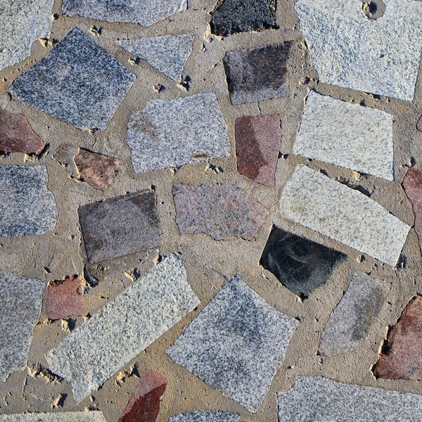 Sample Paving Stones Decorative Unevenly Laid Stones — Stock Photo, Image