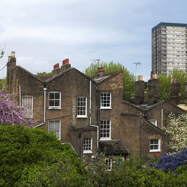 Дома в стиле ар-деко в Лондоне — стоковое фото